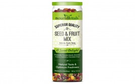 NourishVitals Seed & Fruit Mix, a Sweet Delight  Plastic Jar  150 grams